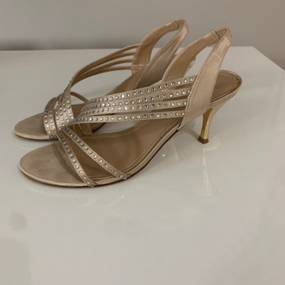 Aldo chic sandals metallic heels - Picture 3 of 7